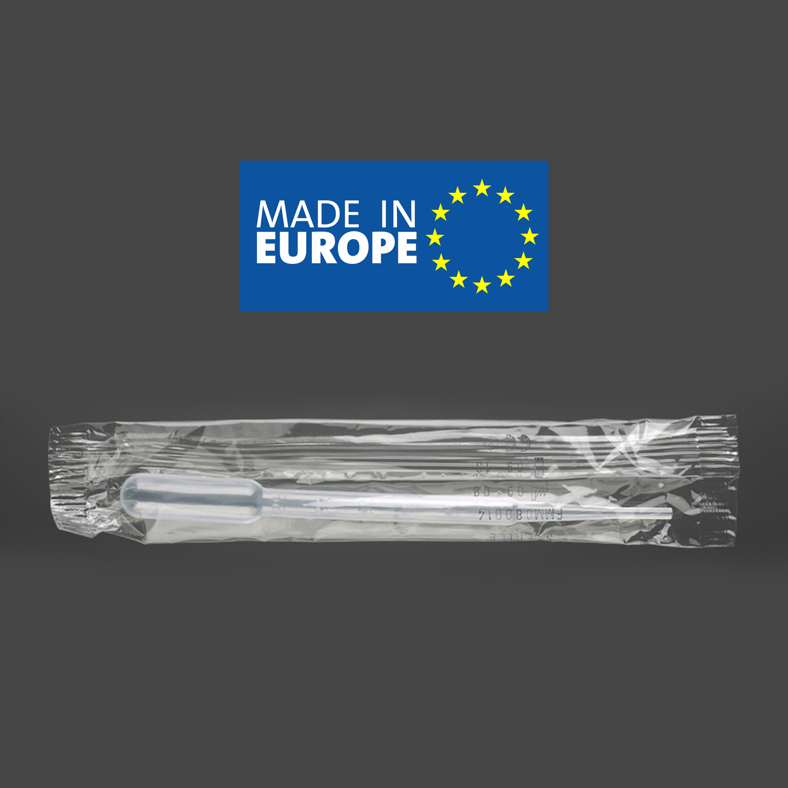 Піпетка Пастера Promed® 3 мл, стерильна, в індивідуальній упаковці, з PE, F.L.MEDIСAL s.r.l, Італія.